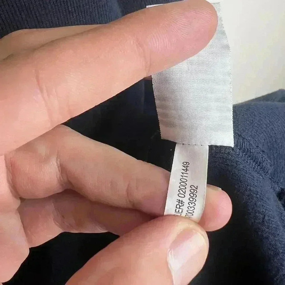 Ralph Lauren Navy Blue Quarter-Zip Pullover Sweatshirt - Picture 4 of 4